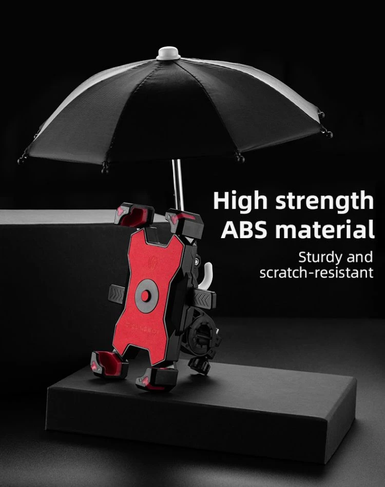 High Quality Rearview Mirror Phone Holder With Sun Shade Umbrella Stable Waterproof Bracket Rainproof Bike Cycling Phone Holder.jpg