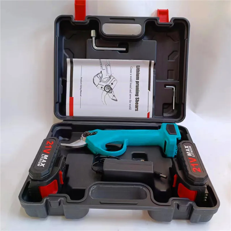 F.EASY.D Electric Pruning Shears 21v Lithium Battery Powered cut Scissors