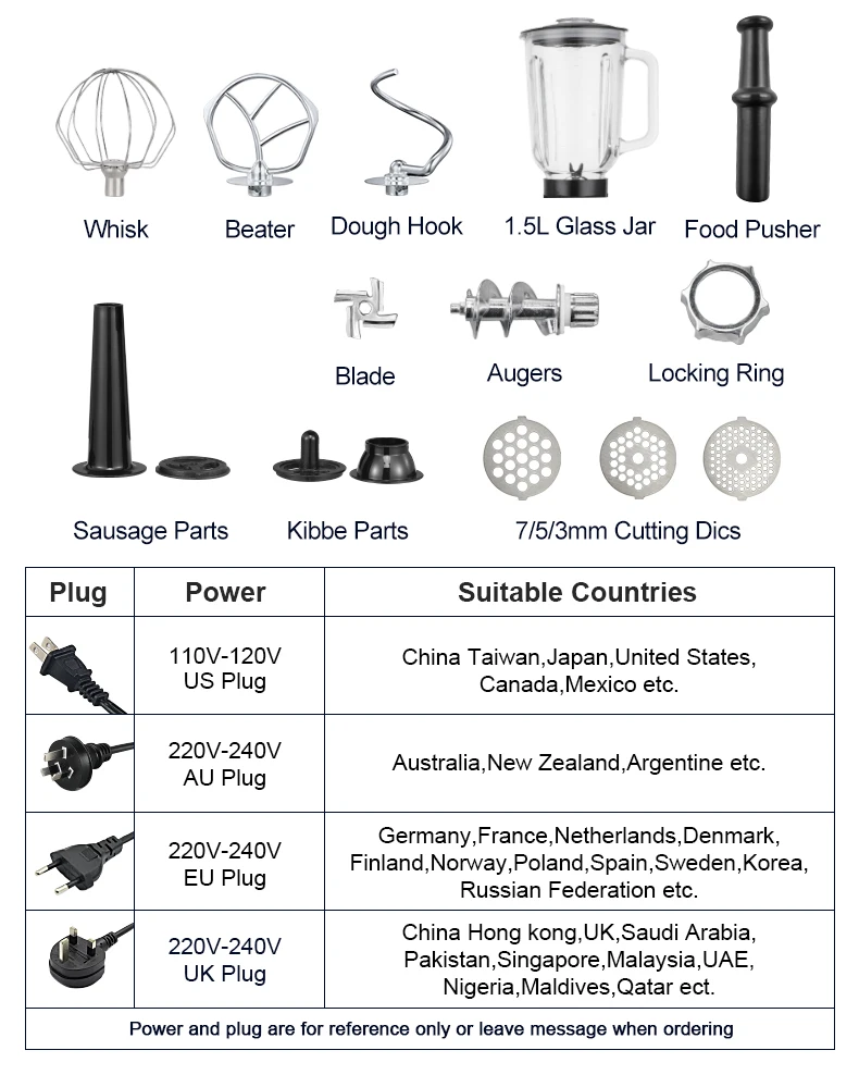 Optional 3 in 1 Multi-function Stainless Steel Housing Food Powder Mixer Industrial Mixer Food Dough Mixer For OEM Factory