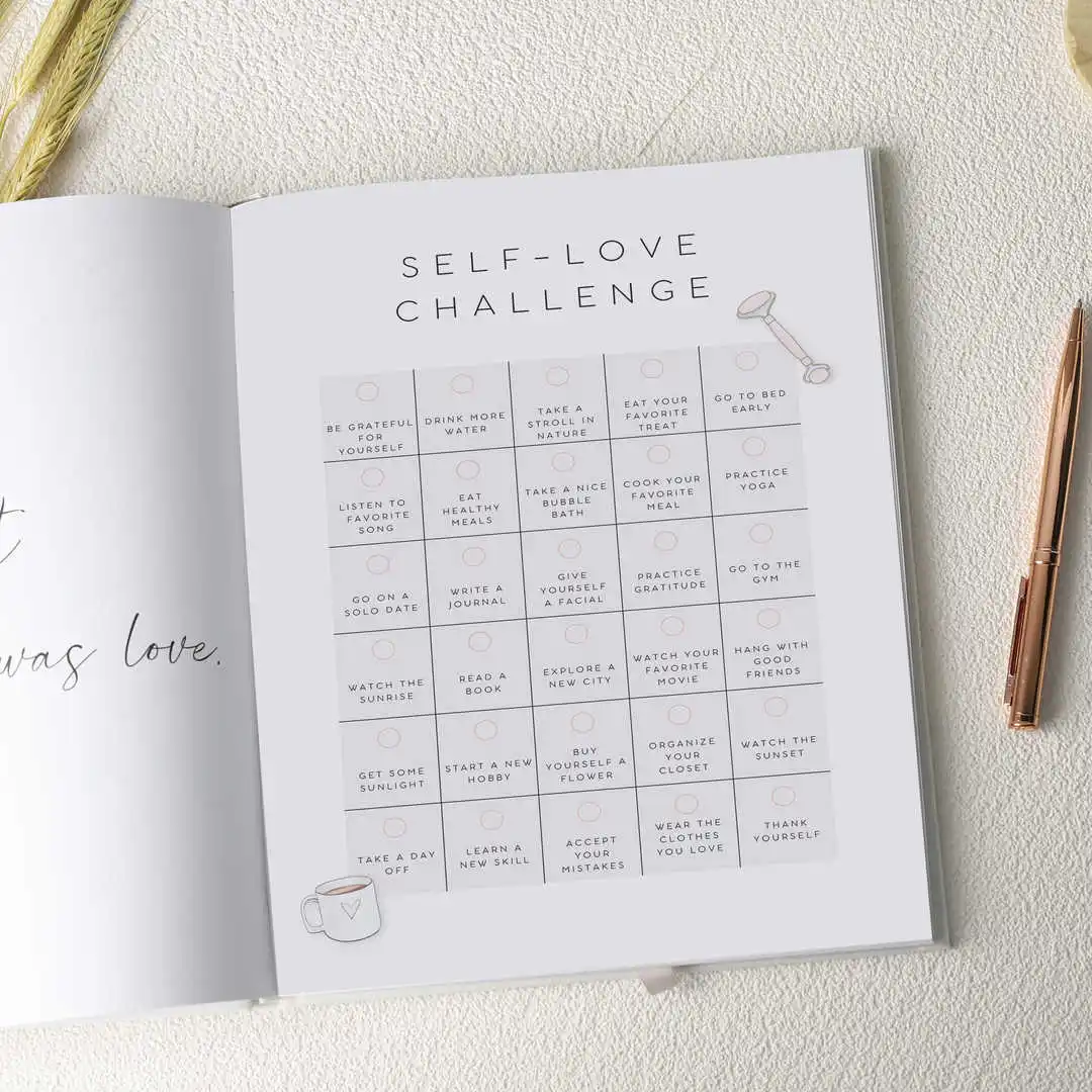 Free samples Luxury gifts My daily self-care Health 2023 Customized daily gratitude Active journal planner notebook