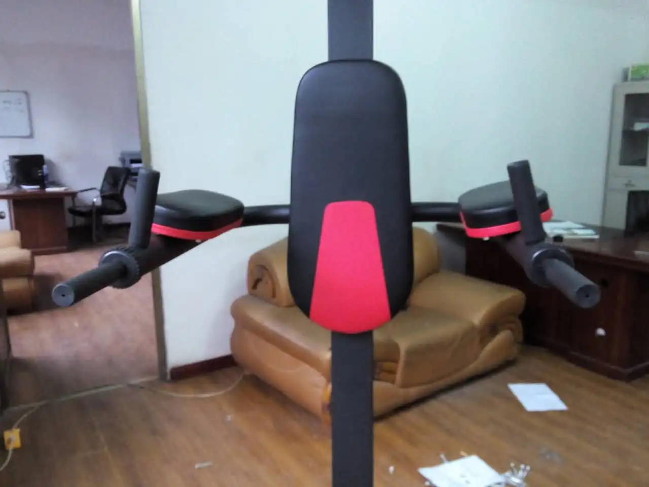 Multifunctional Fitness Equipment Pull up Bar Weightlifting Bench Aerobic Fitness Station Chin up Bar for Gym