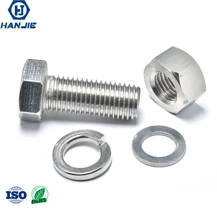 Factory Manufacturer DIN933 Full Thread Hex head bolts