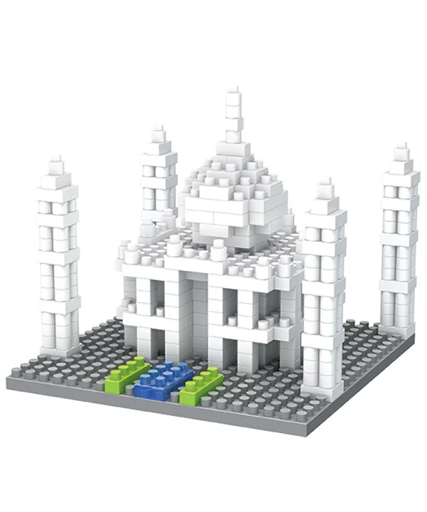 London Bridge Paris Eiffel Tower Taj Mahal Burj Al Arab City Architecture Diy Building Blocks Sets Kits Toys For Children