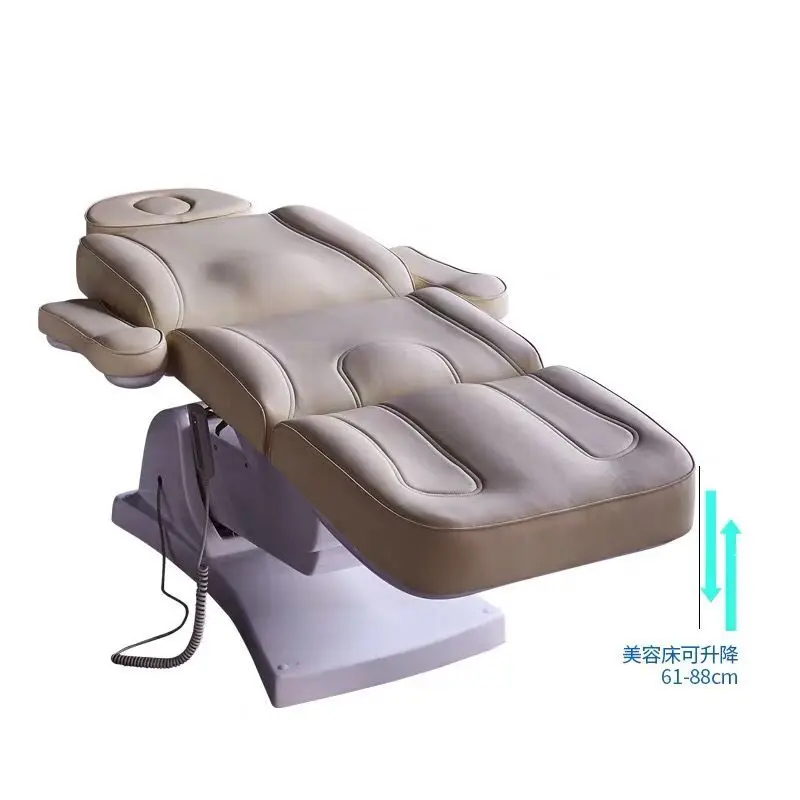 Beauty salon equipment Electric Cosmetic Bed beauty  treatment bed electric folding bed facial for spa