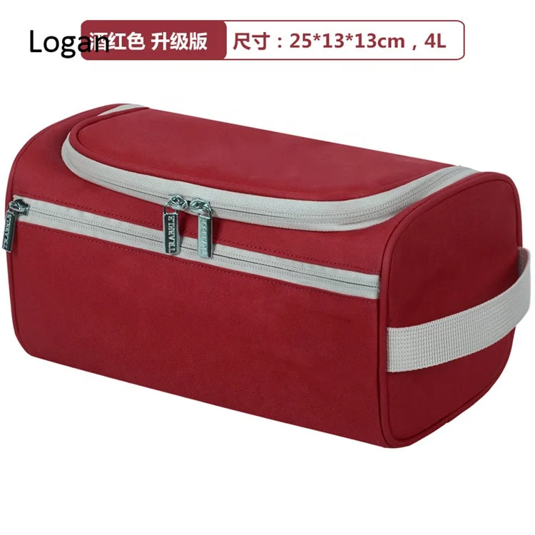 
High quality black Men Dopp bag Hanging Travel Toiletry Bag 