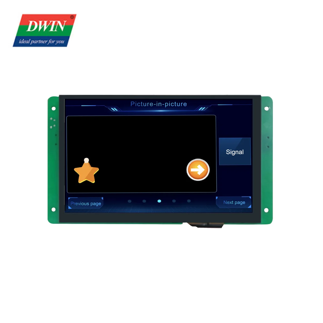 7 дюймов 1280*800 пикселей разрешение 16,7 М цвета 1080P AHD камера HMI IPS TFT ЖК-дисплей экран ЖК-модули Сенсорная панель