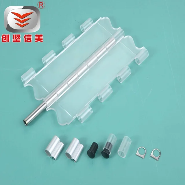 Foshan Plastic Accordion  Transparent Pvc Sound Proof Roller Shutters Door