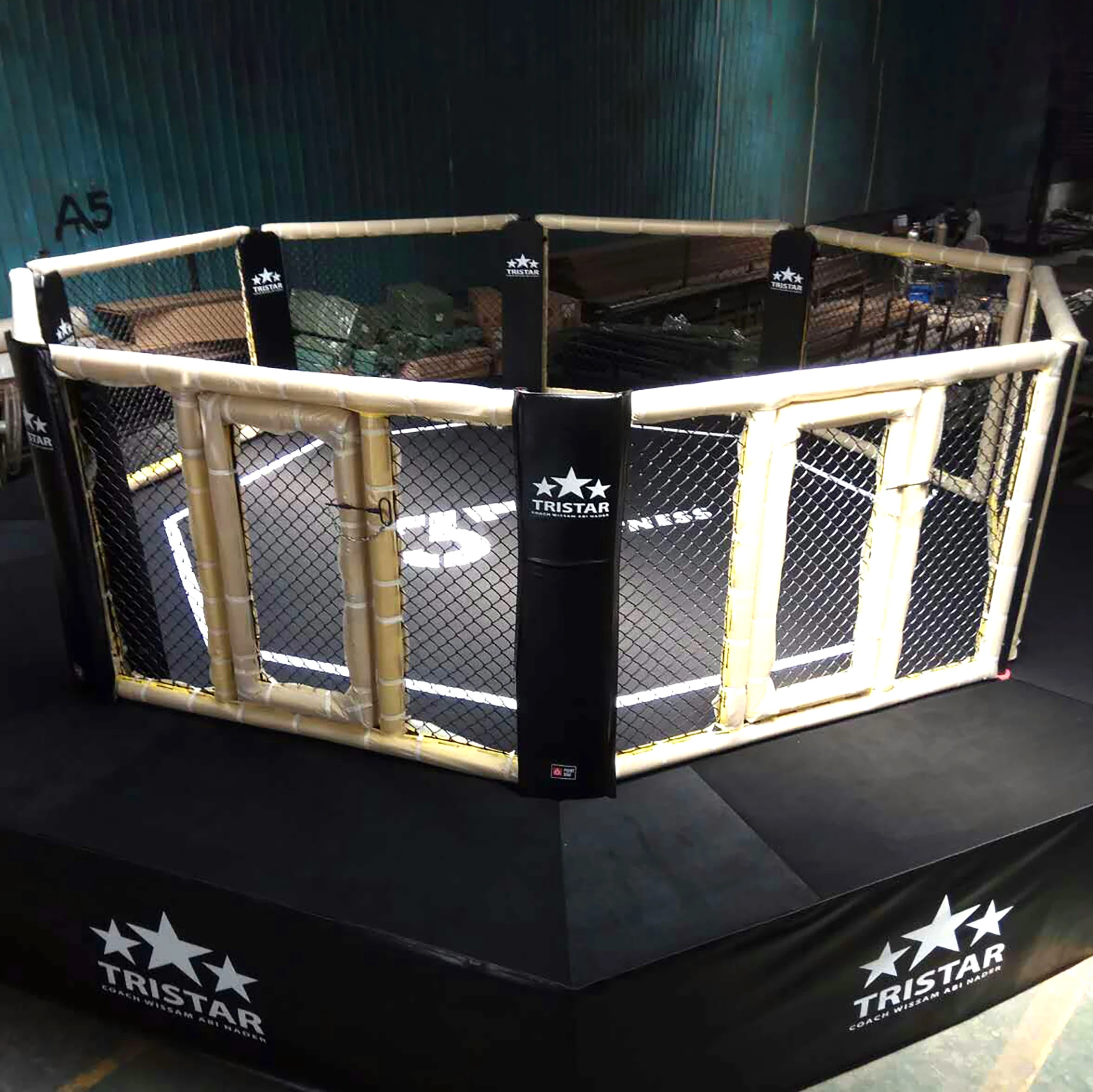 International UFC fighting used competition Octagon MMA CAGE with catwalk