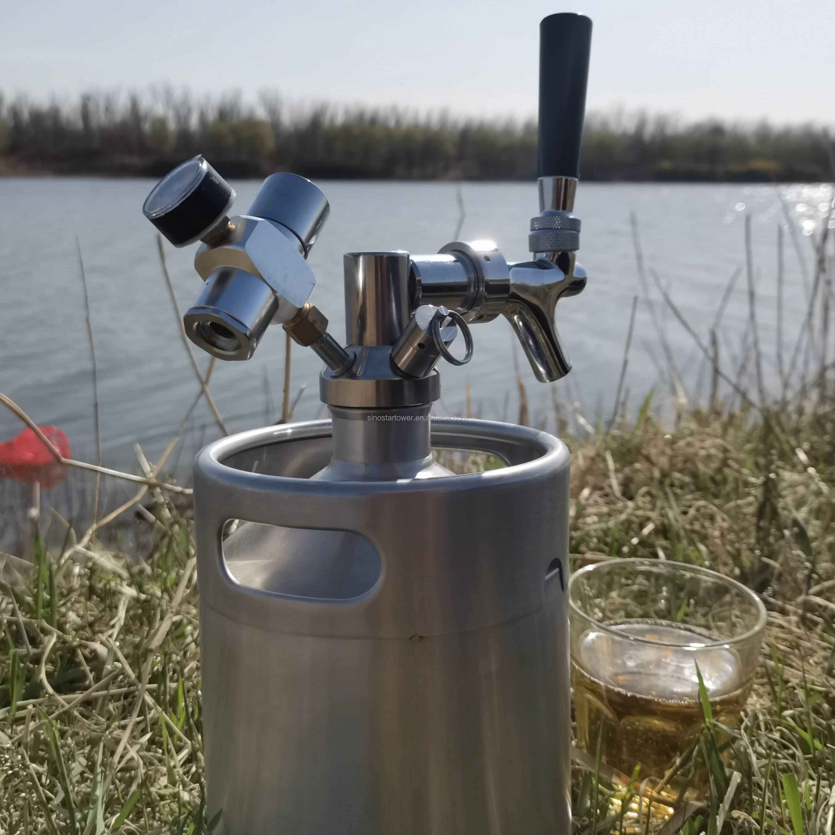 Multi Specification Stainless Steel 304 2 Liter Draft Homebrew Grower Wine Mini Empty Beer Keg