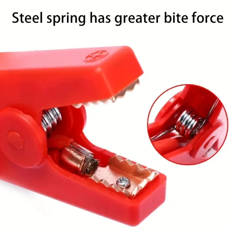 IWEWAVAN Smart Car Jump Starter Clamp Cable Emergency Lead Booster Battery Cable Alligator Clip Anti Invert