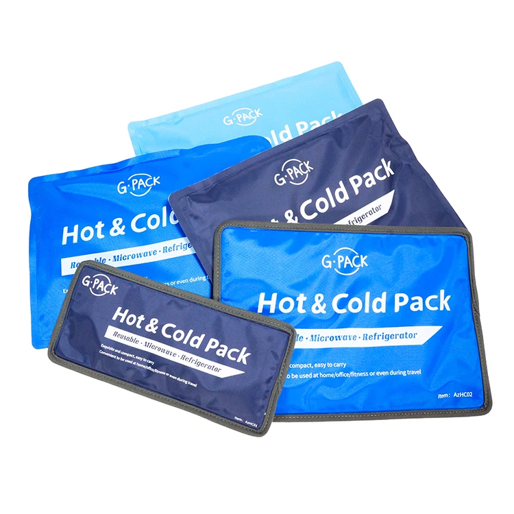 Reusable Hot Cold Compress Therapy Gel Pack Soft Ice Pack Physical Therapy  Medical Hot Cold Gel Ice Pack Wrap for Pain Relief