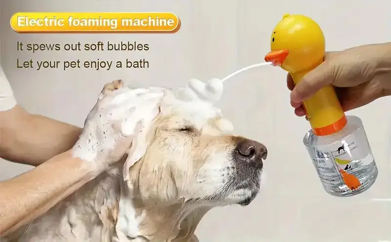 Electric Rechargeable Cleaning Pet Foam Machine Spray Depp Cleaning Pet Body Washing Machine