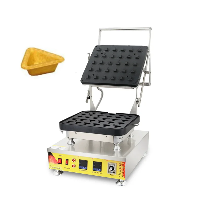 New Design Professional Waffle Pie Egg Tart Shell Maker Hot Selling Non-stick Rectangle Shaped Muffin Baking Cup Tartlets
