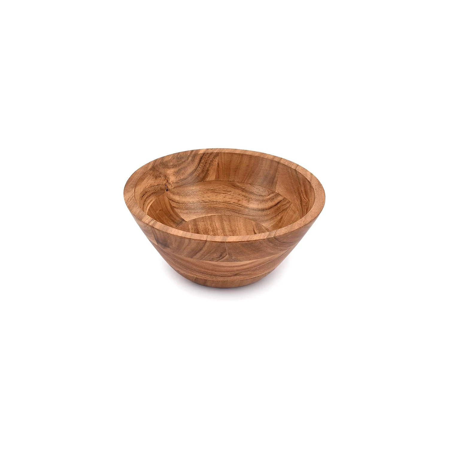 Perfect for Vegetables Salad Acacia Wood Salad Bowl Handmade Wooden Bowls Serving Bowl