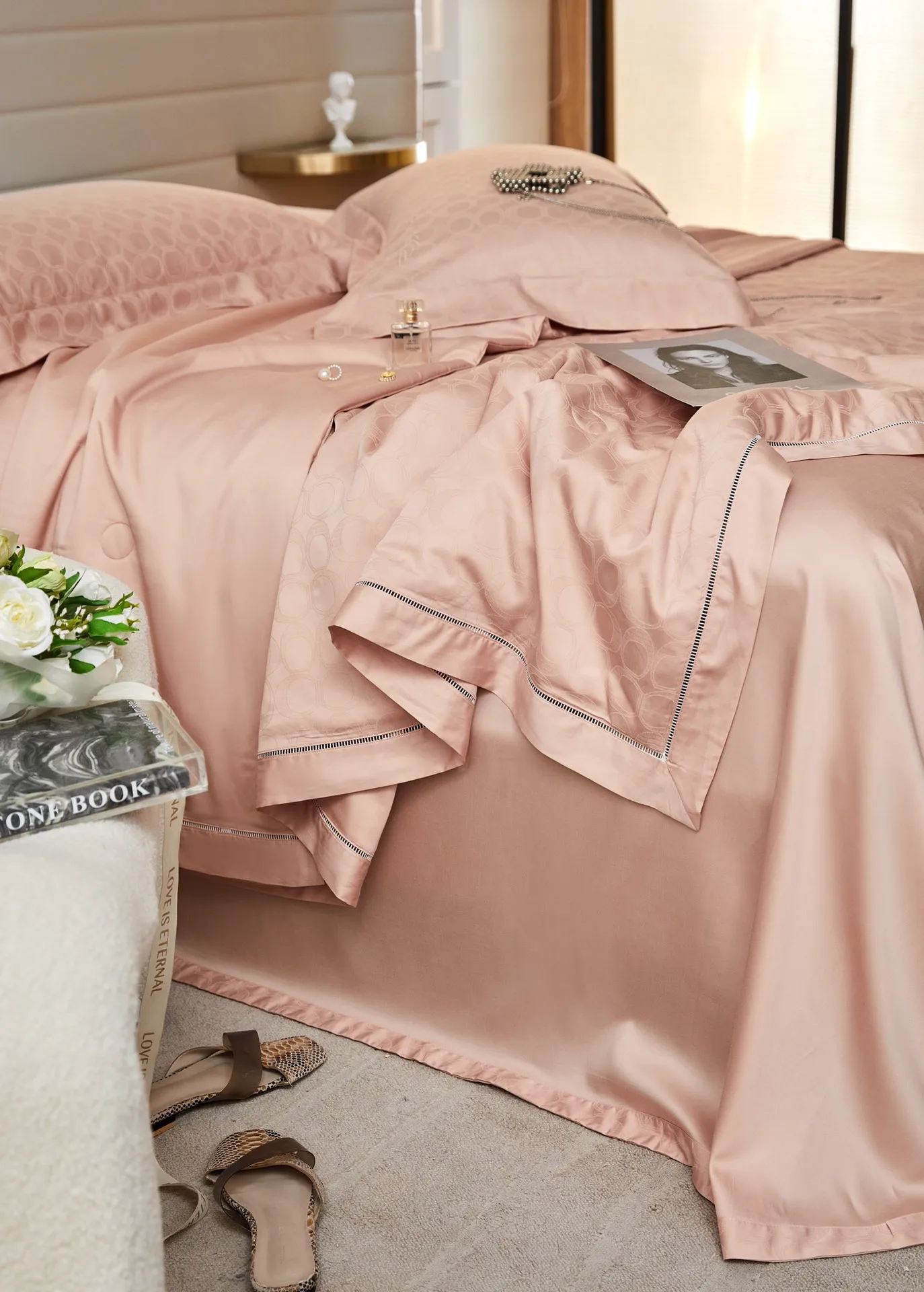 Hot sale 80S LF lenzing.tencel fabric+Zinc ion antibacterial cotton filling summer quilt   2022280/300