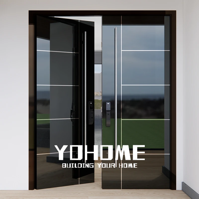 American bullet proof double doors for mansions porta blindata doppia anta double doors exterior entry double armored door