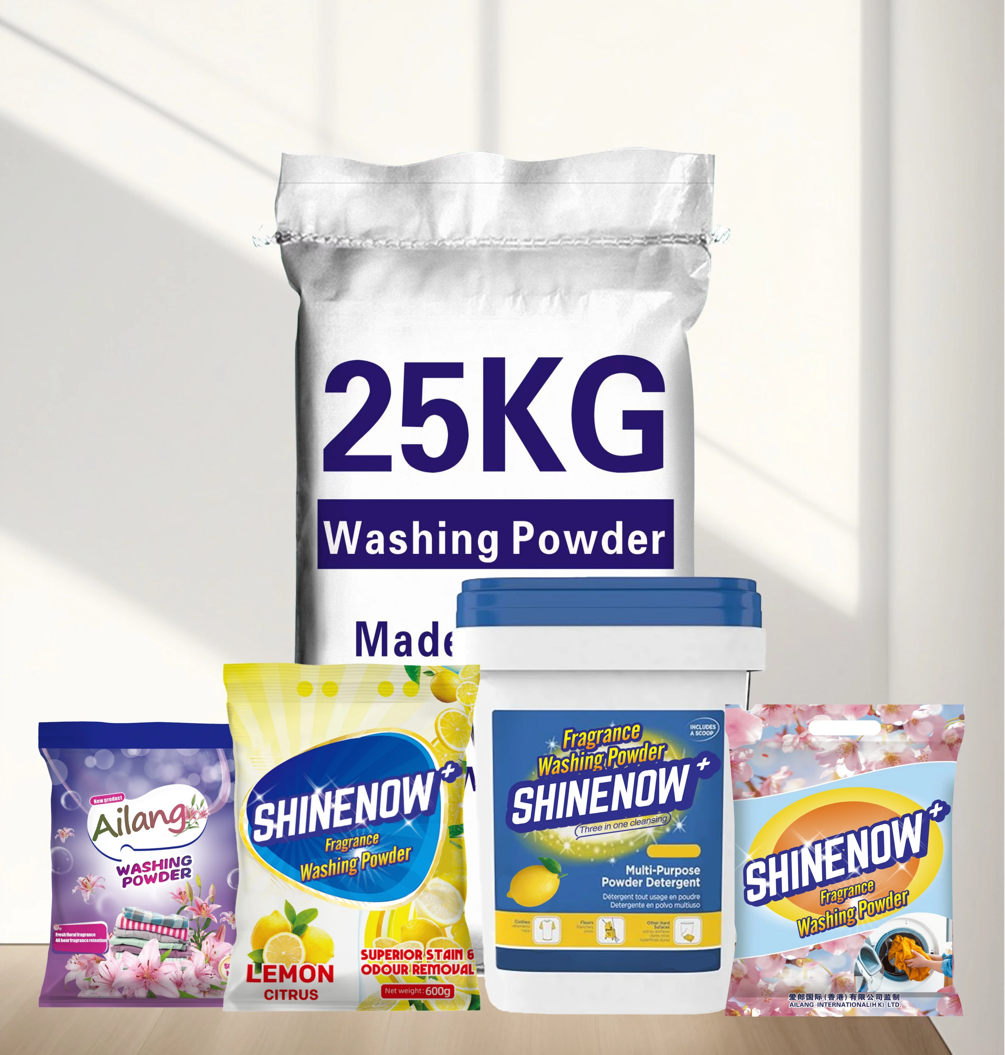 Concentrated Laundry Detergent Powder with Perfume Essence Deep Cleaning and Whitening Effect Effective Washing Powder