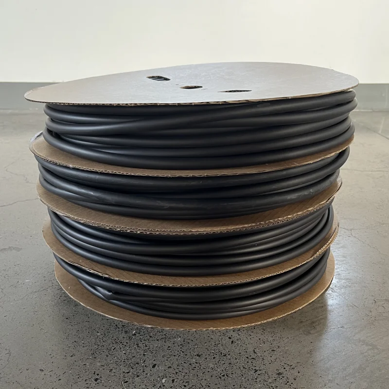 DEEM Black waterproof dual wall heatshrink with glue polyolefin heat shrink tubing for electrical insulation