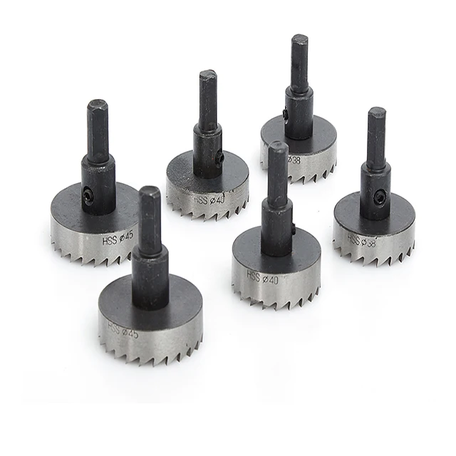 High Quality 12-80mm Center Drill HSS Hole Saw Stainless Steel Metal Core HSS Drill Bits