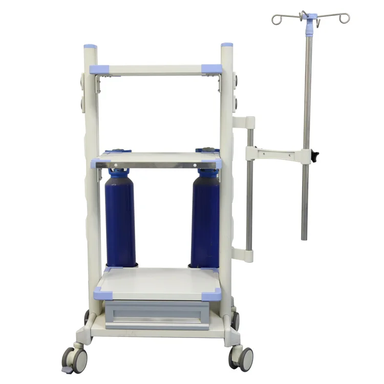 Surgical Multilayer Instrument trays Mobile nursing trolley Anesthesia Trolley Endoscope Cart