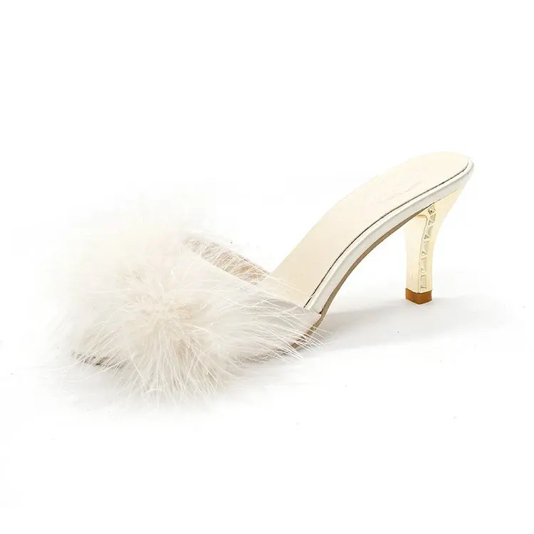 High Heel Sandal Footwear Lady Shoes Slipper for Spring