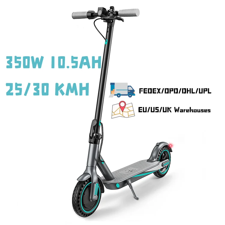 EU US Warehouse 350W Sharing 30km/h Trotinet Electric Kick El Scooter Fast Electric Adult Scooter
