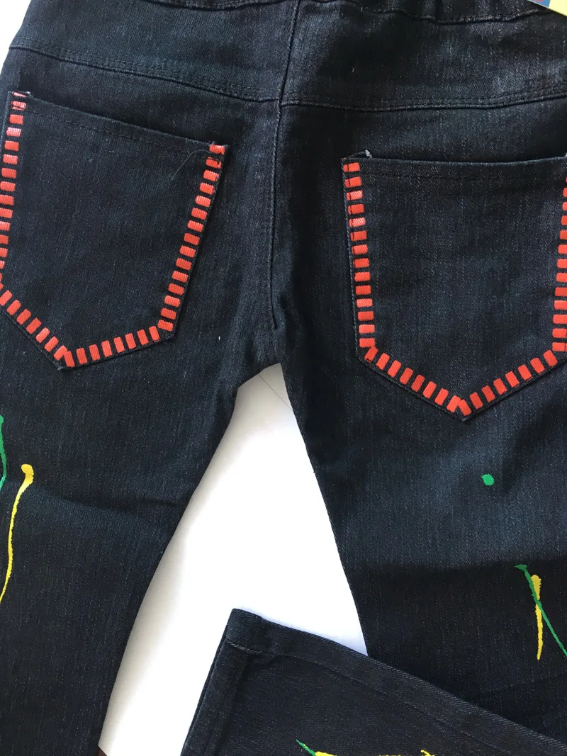 
4-13 Years Children Fashion Clothes Classic Denim Clothing Long Trousers Baby Boy Casual Bowboy Kids Boys Jeans Pants 