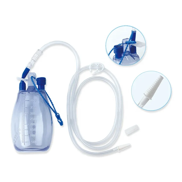
High Vacuum Wound Drainage Bottle Pleural drainage Set 