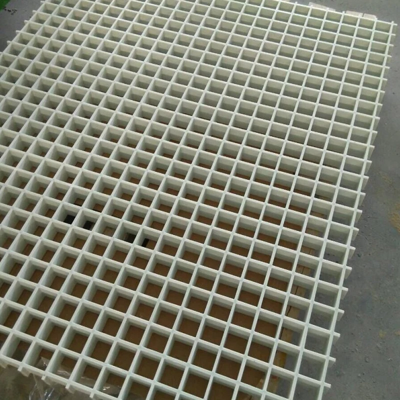 High Strength 38X38Mm Car Wash Station Grating Fiberglass Driveway Grating Frp Fiberglass Floor Drain Grating