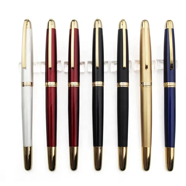 Jinhao 606 шариковая ручка для исполнительного бизнеса дизайн под заказ рекламный подарок Металлическая Ручка-роллер