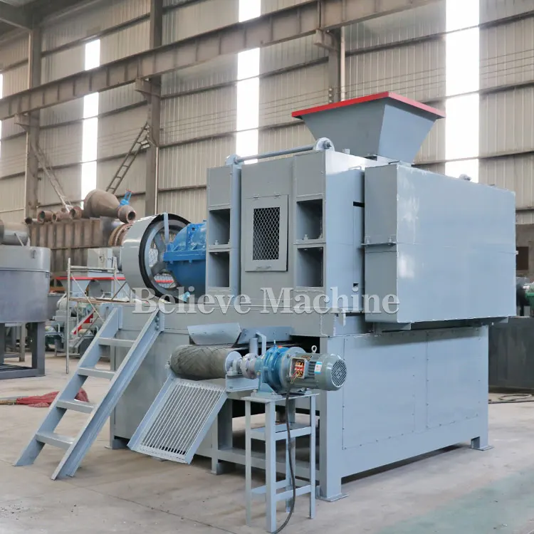 Energy saving  round pillow elliptical shape mini charcoal briquette machine complete set charcoal briquette making machine