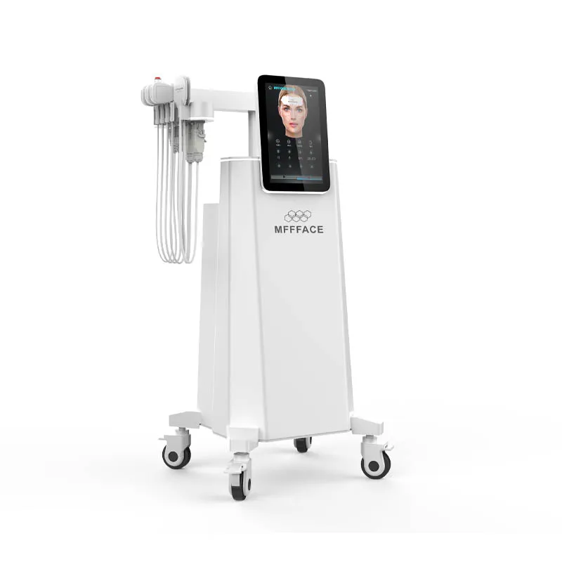 Pulse face wrinkle removal double chin reduction radio frequency electric beauty skin lifting anti-aging ems facial machine