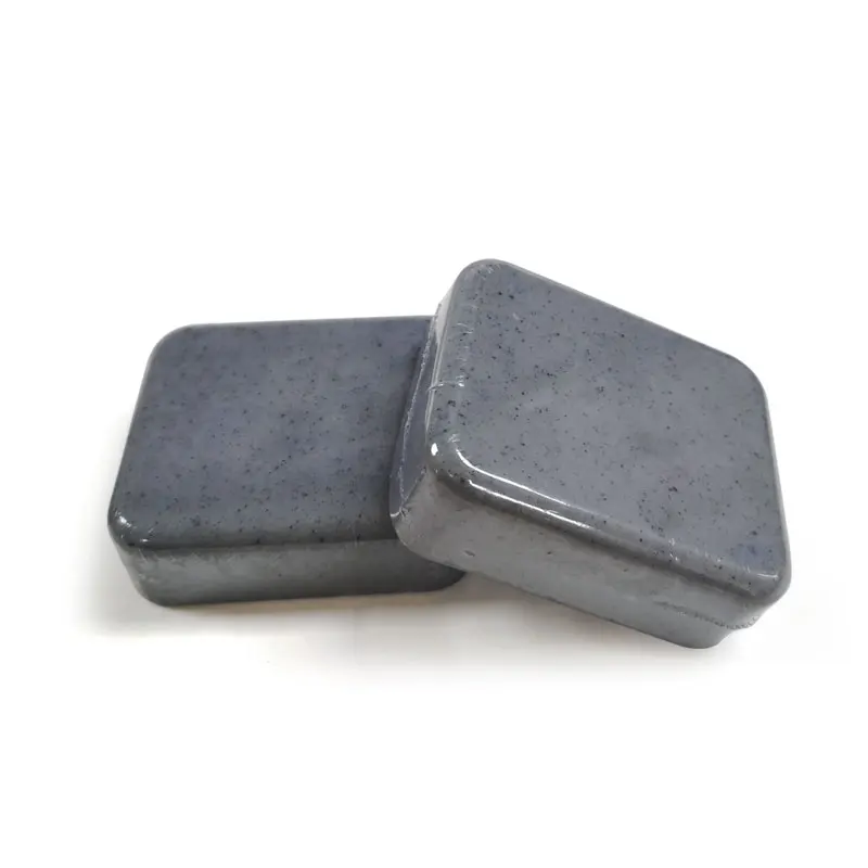 Private label 100% natural hand made black soap anti acne and cleasning for males