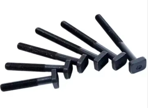 Grade 4.8 8.8 10.9 12.9 Carbon Steel Hex Head Bolt M4 Thread 16mm Length Black Oxide DIN Stud Wheel Screw M8 M10 M12 M16 Sizes