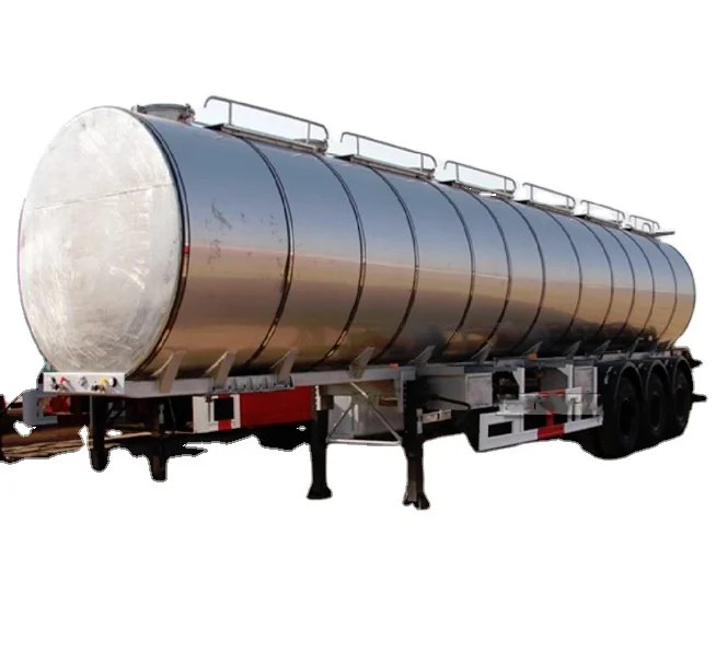 Best Quality 40000 Litres Water Palm Oil Fuel Tank Tanker Semi Trailers For Sale