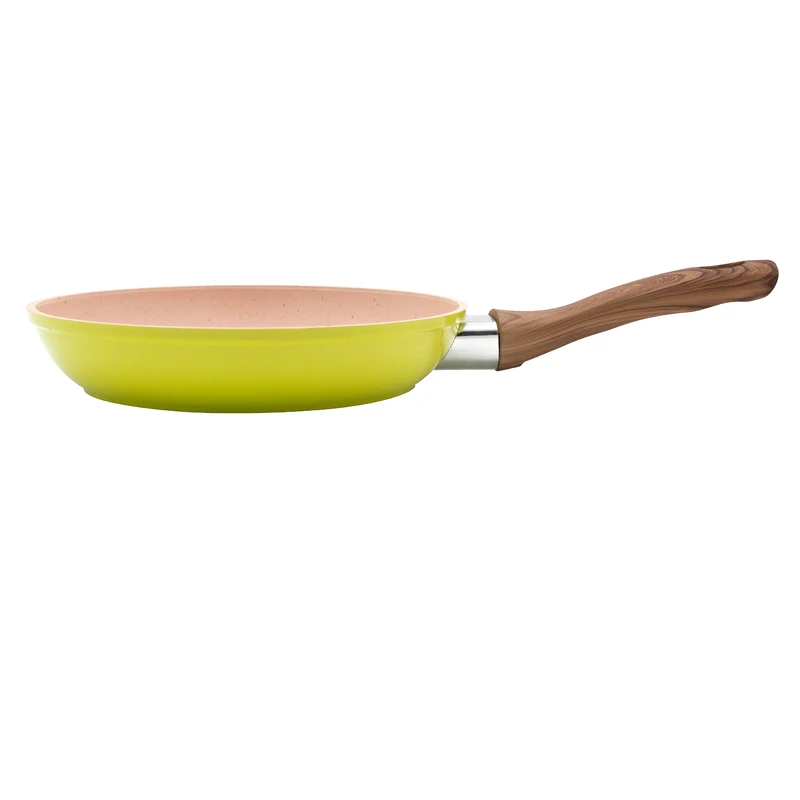 Hot sale high quality aluminum forged fry pan cooking pot marble coating non stick frying pan