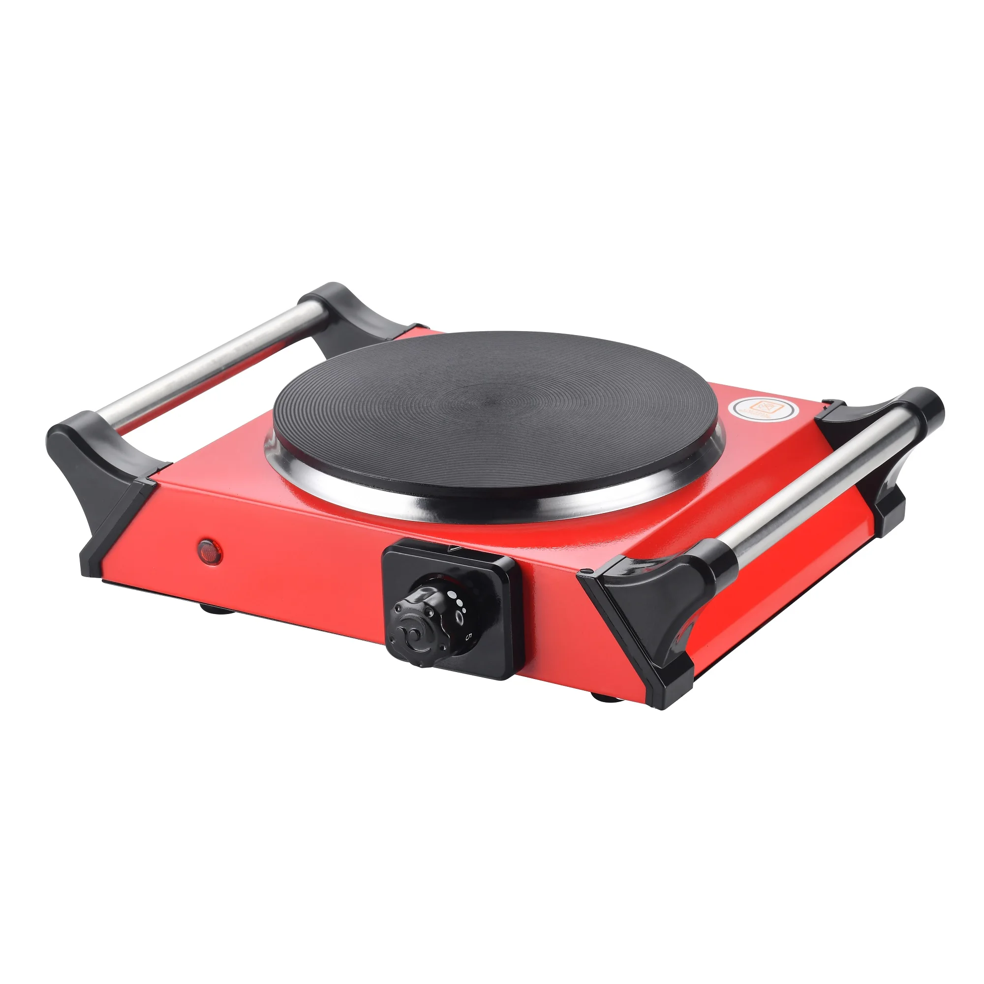 Tianma factory promoted single solid hot plate 1500W  with portable handle various color for option