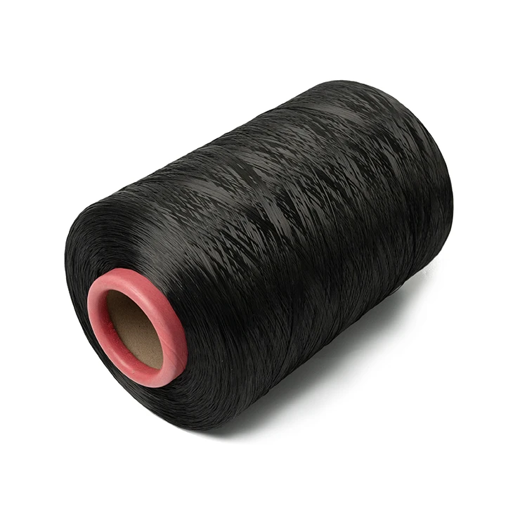 Износостойкая Высококачественная скрученная нить UHMWPE черное волокно 1600D uhmwpe