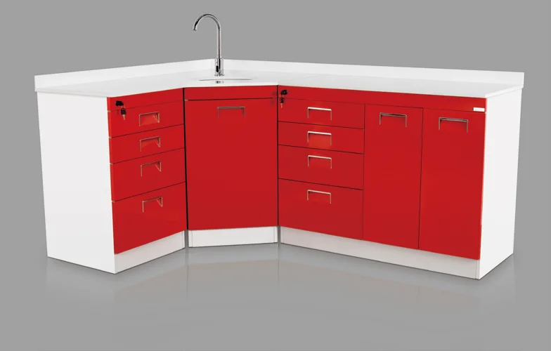 Customized Stainless Steel Dental cabinet medical clinic furniture
