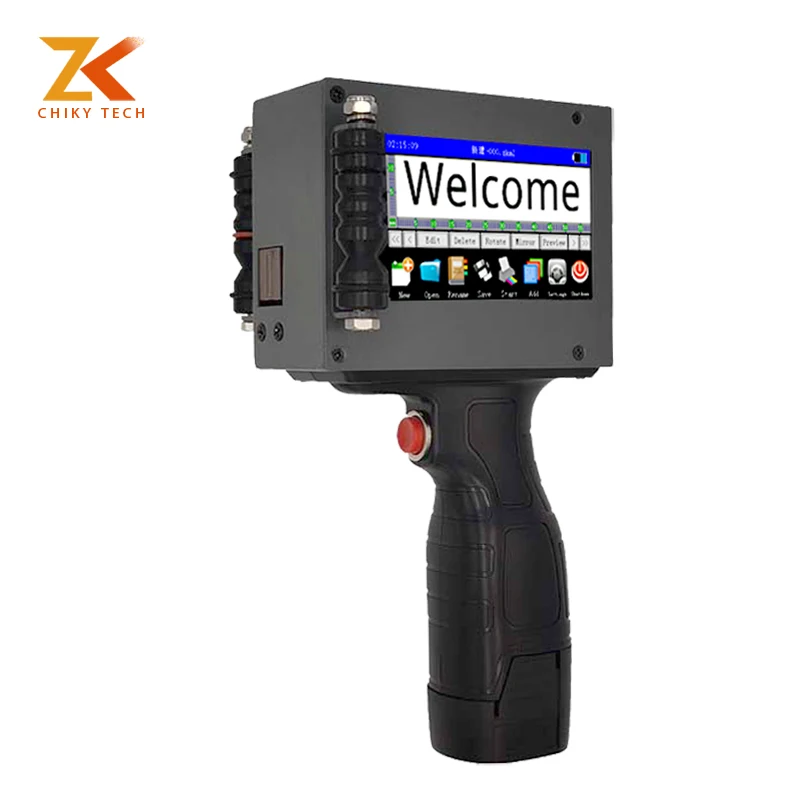 Newest Any Surface Expiry Date Code Print In Jet Printing Machine Digital Printing Gun For Clothes