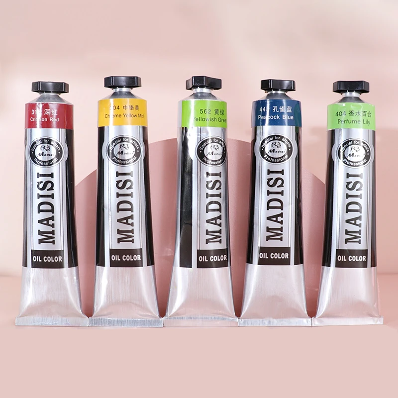 Factory Supply ODM/OEM Artist Quality 40/50/170 Ml Oil Color for Painting Made in China