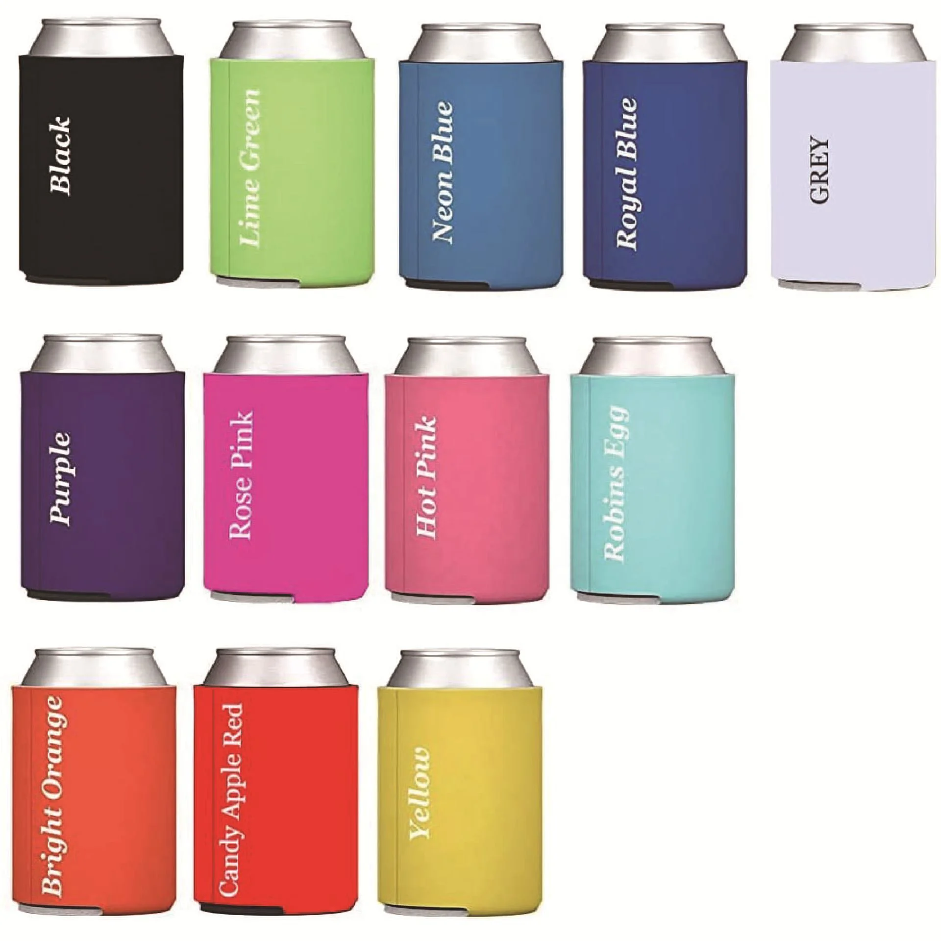 Sublimation Blank DIY Neoprene Tube 300ml Beer Can Coozies Slim Can cooler Covers