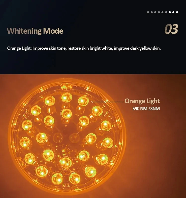 Portable Electric Anti Wrinkle Skin Rejuvenation Red Infrared Light Therapy Beauty Device