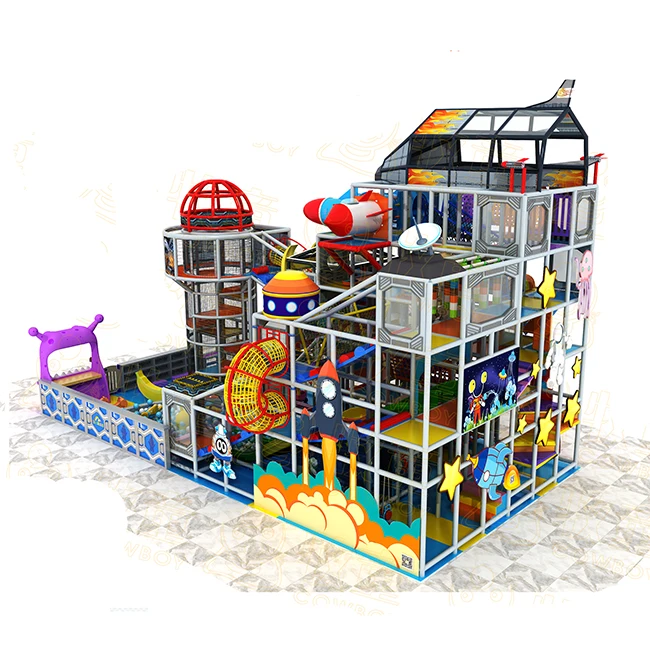 Cowboy Children Amusement Park Kindergarten Kids Playhouse Indoor Playground Equipment Plastic Play House