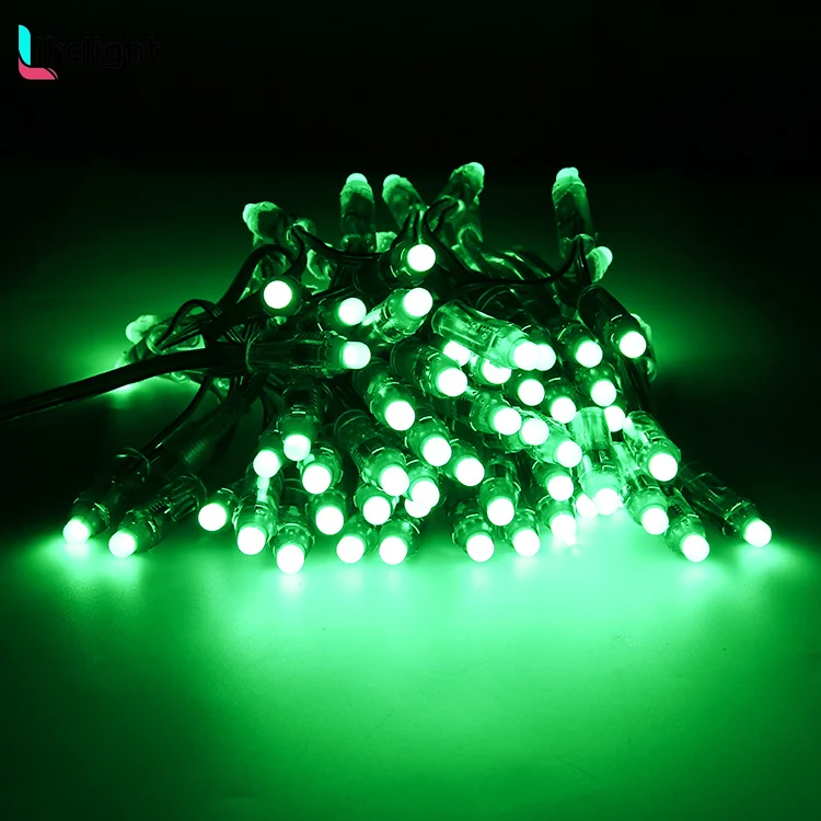 DC 5V DC12V WS2811 Digital LED Pixel point LightWS2811 RGB IC Color Changeable  IP68 waterproof 0.3W Smart LED module Light
