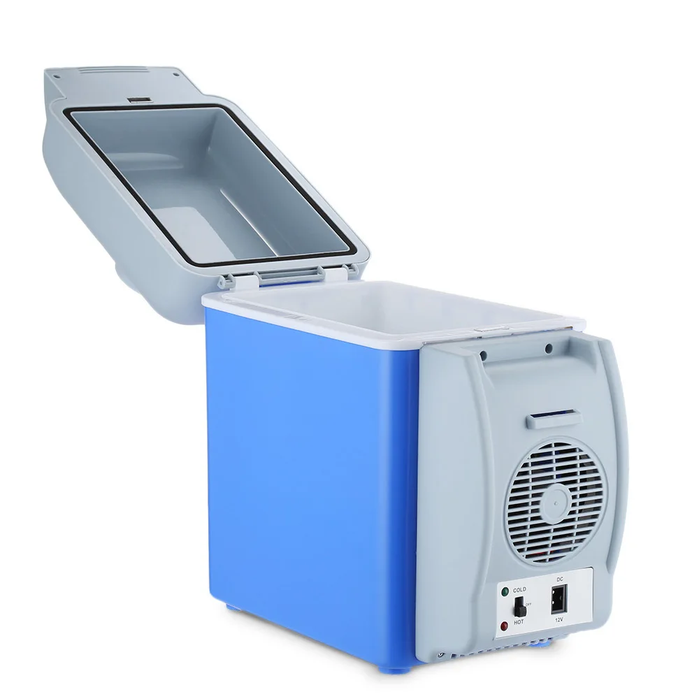 Best price  7.5L car fridge car and home use fridge 12V hot and cold box car refrigerator mini refrigerator