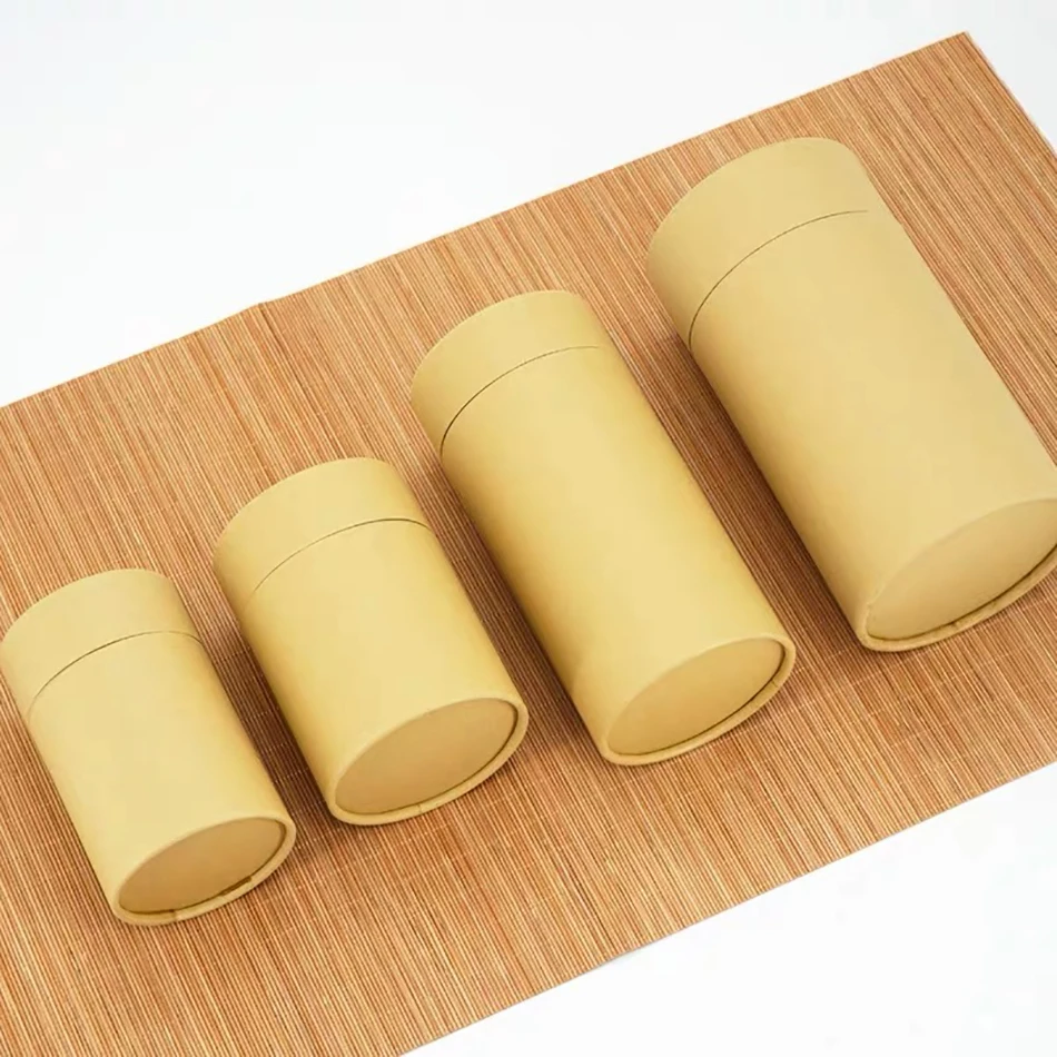 In Stock Kraft Paper Tube Packaging Wholesale For Biodegradable Cardboard Paper Tube