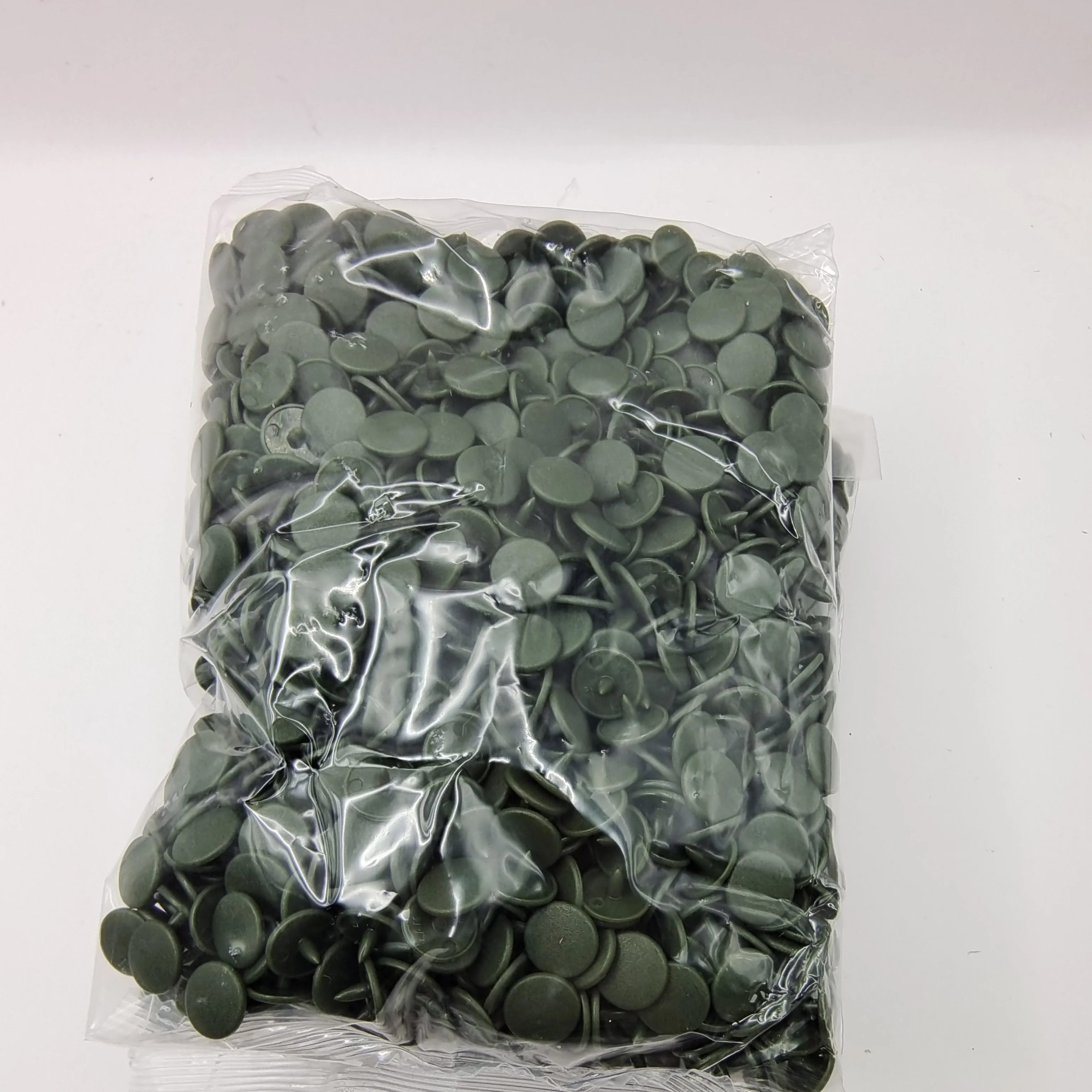 Dark Green T3 10.7mm 7000pcs Goods in Stock Custom Factory Plastic Press Snap Button  Studs