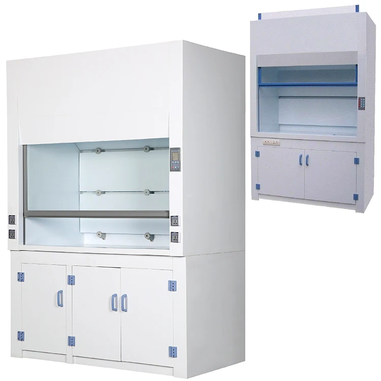 Clean Gas Stainless Fume Hood  120x90x175 mm Size For Lab