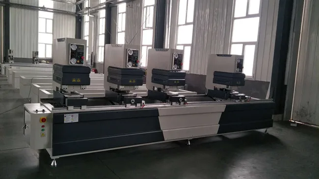 Discount UPVC windows Doors machinery Plastic window frame Four Head Welding Machine